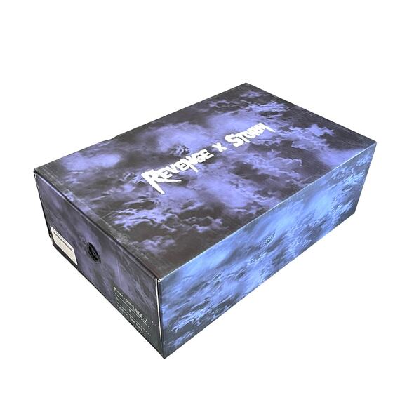 NEW Revenge x Storm Vol 2 HIGH TOP SNEAKERS Mens 11 Red Navy Lightning Bolt BOX - Picture 16 of 16